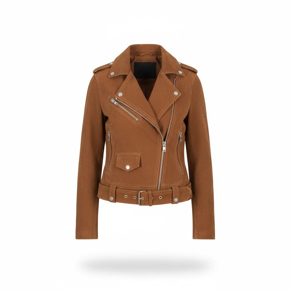 Leather Moto Jacket Women