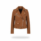 Leather Moto Jacket Women