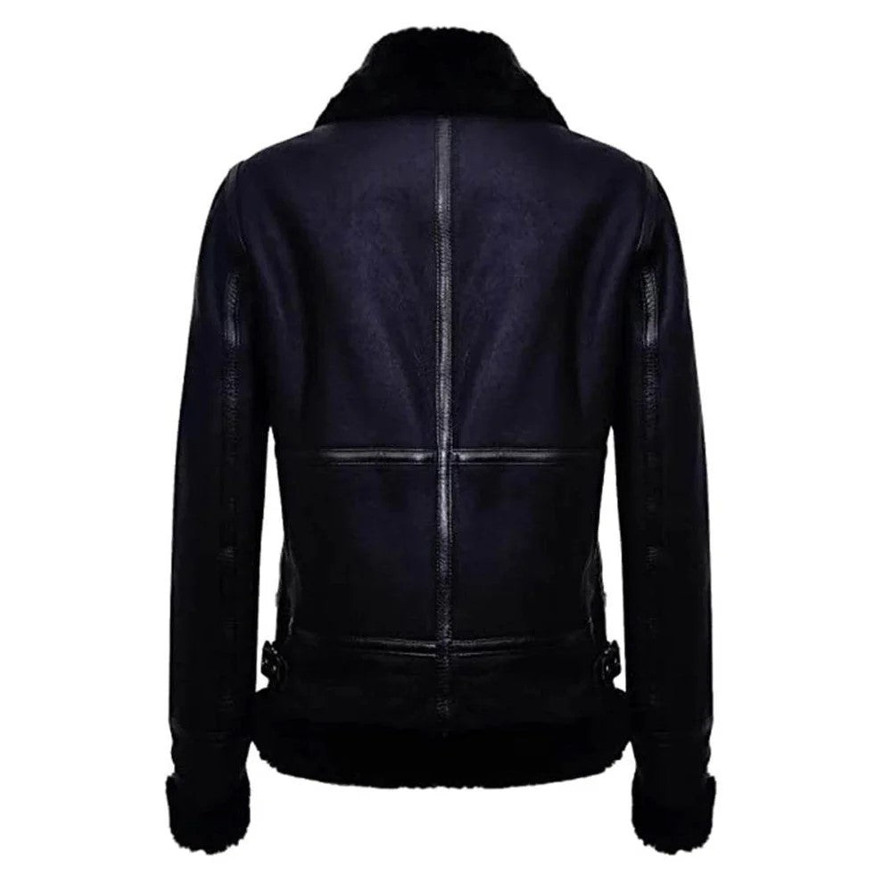 Shearling Aviator Jacket Women