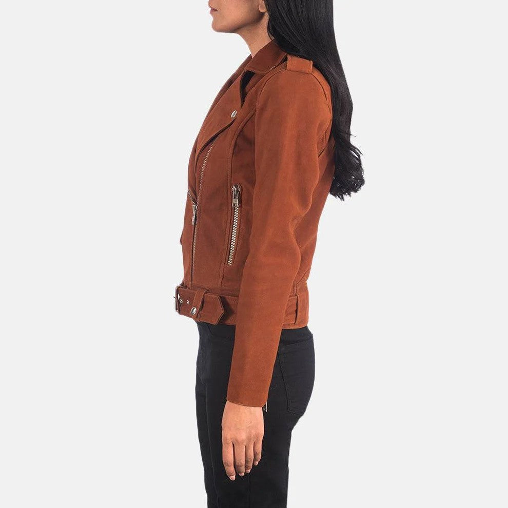 Leather Moto Jacket Women