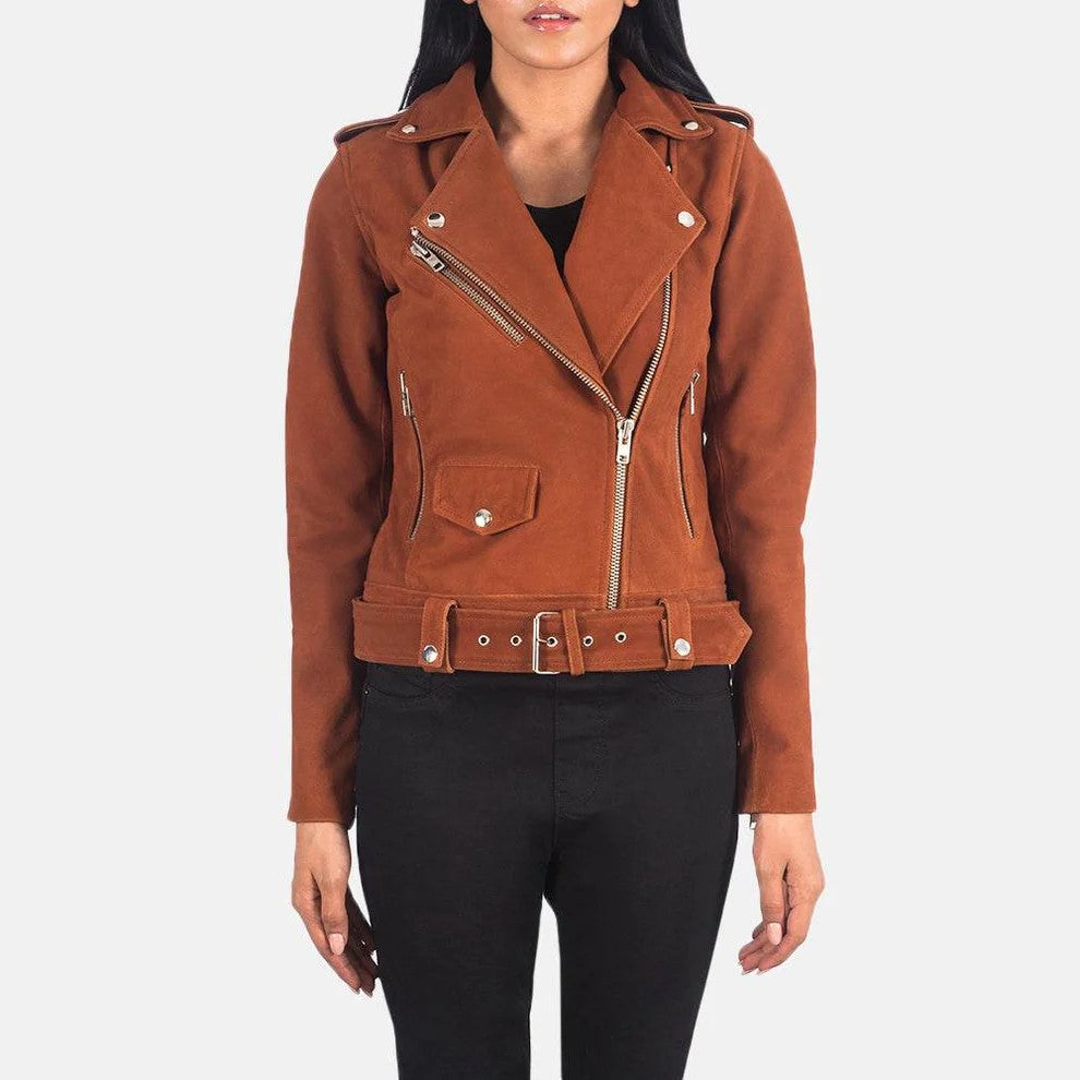 Leather Moto Jacket Women