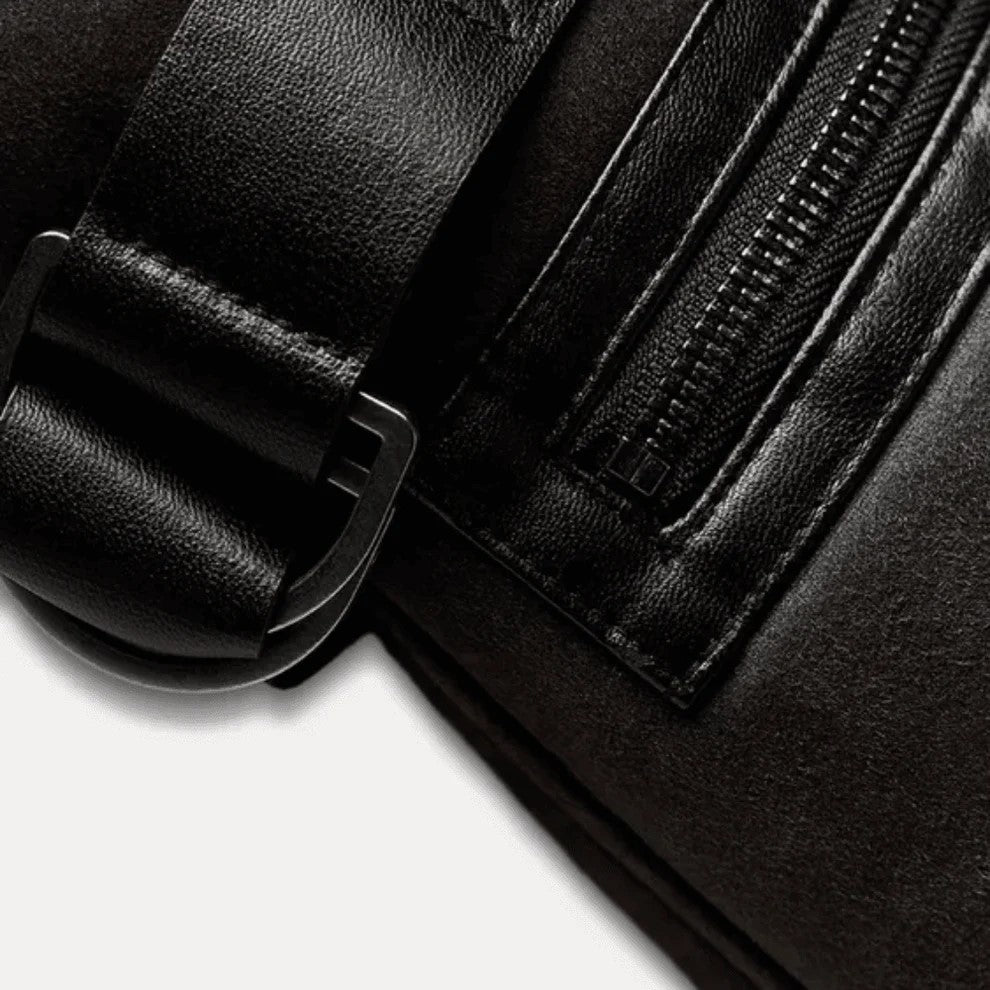 Shearling Moto Jacket Womens