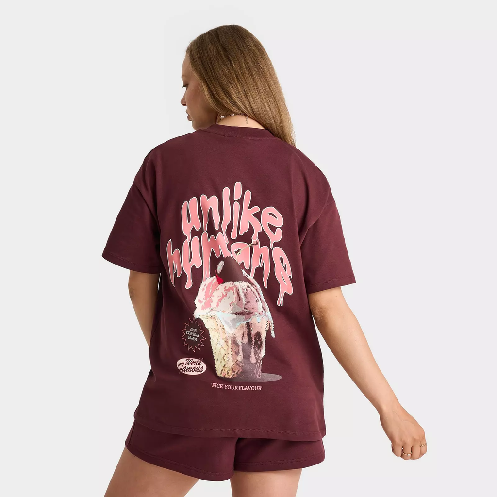 Women's Unlike Humans Ice Cream T-Shirt
