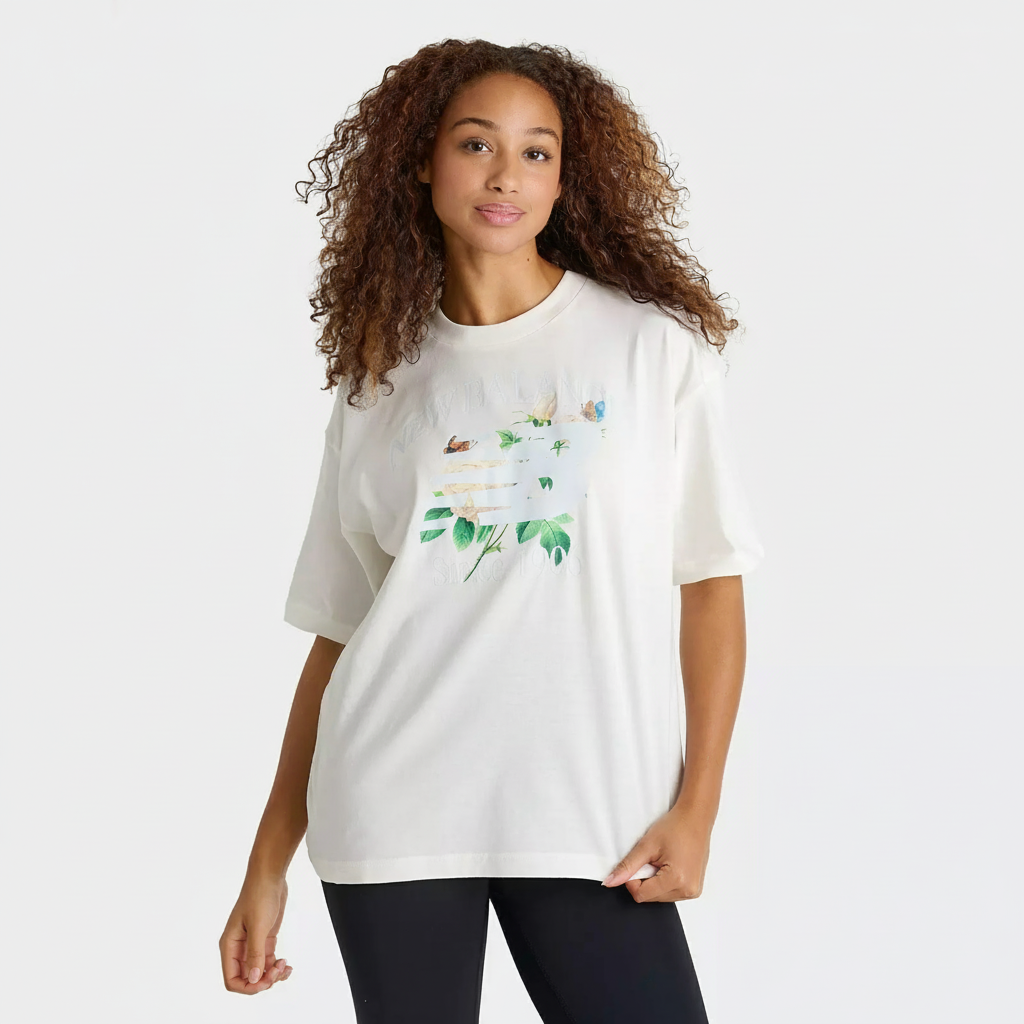 Women's New Balance Floral Graphic Boyfriend T-Shirt