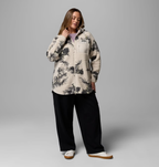 Women's Winter Warmth Printed Full Zip Hoodie jacket