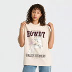 Women's Unlike Humans Howdy T-Shirt