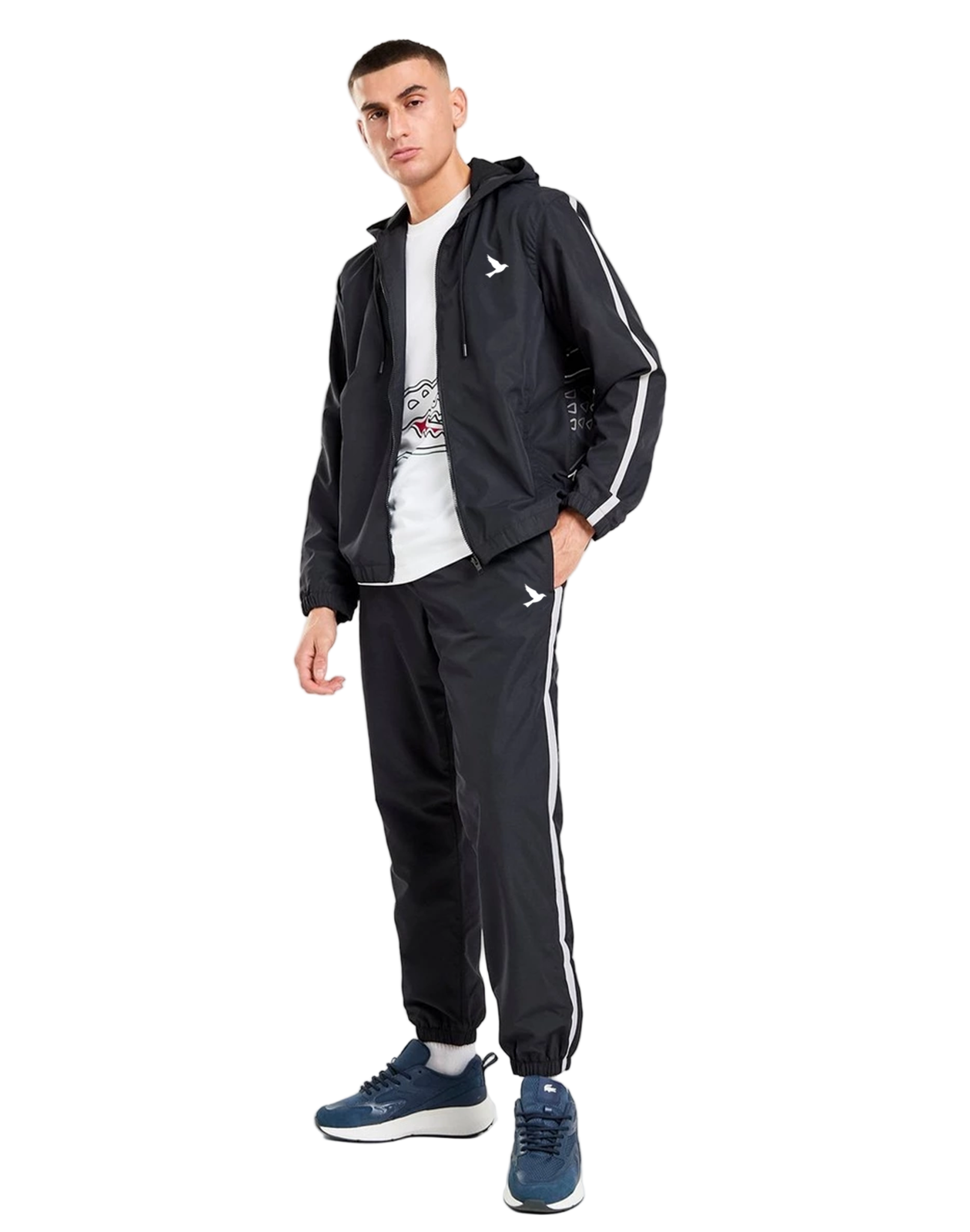 Lactose Crocodile Woven Hooded Tracksuit