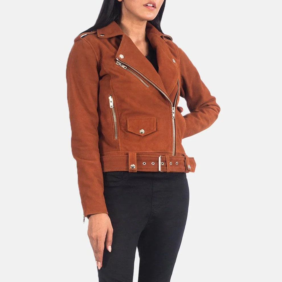 Leather Moto Jacket Women