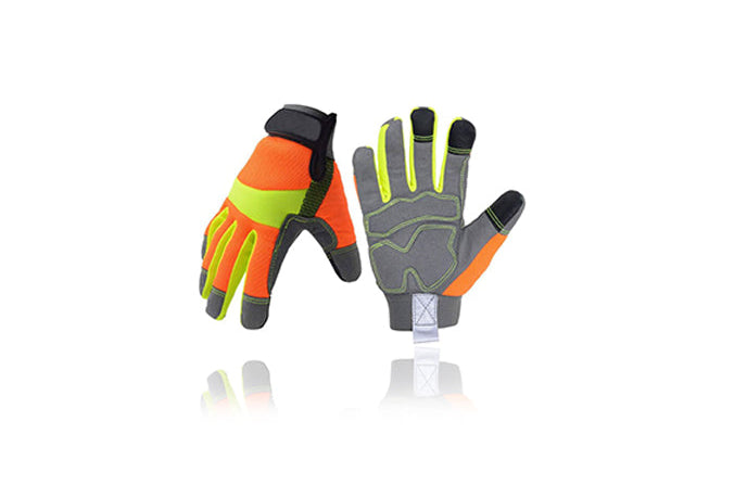 Touchscreen Capable Safety Gloves for Men