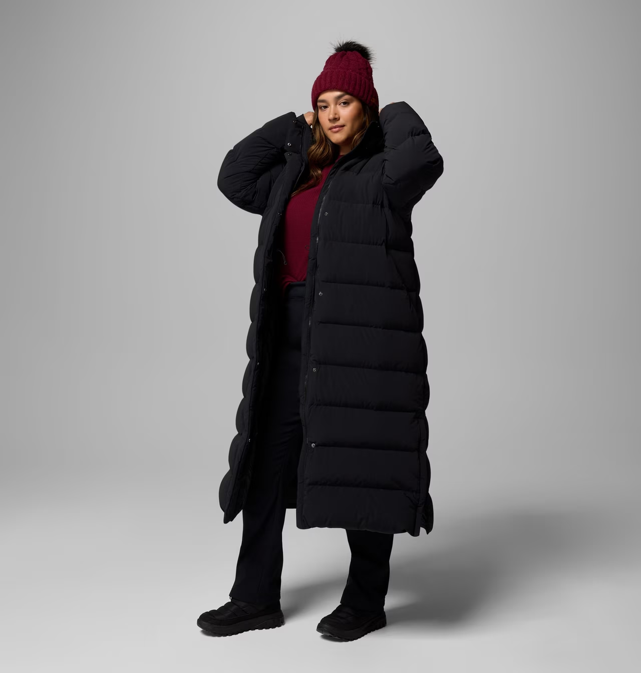 Women's Amaze Puff Long Hooded Jacket