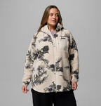 Women's Winter Warmth Printed Full Zip Hoodie jacket
