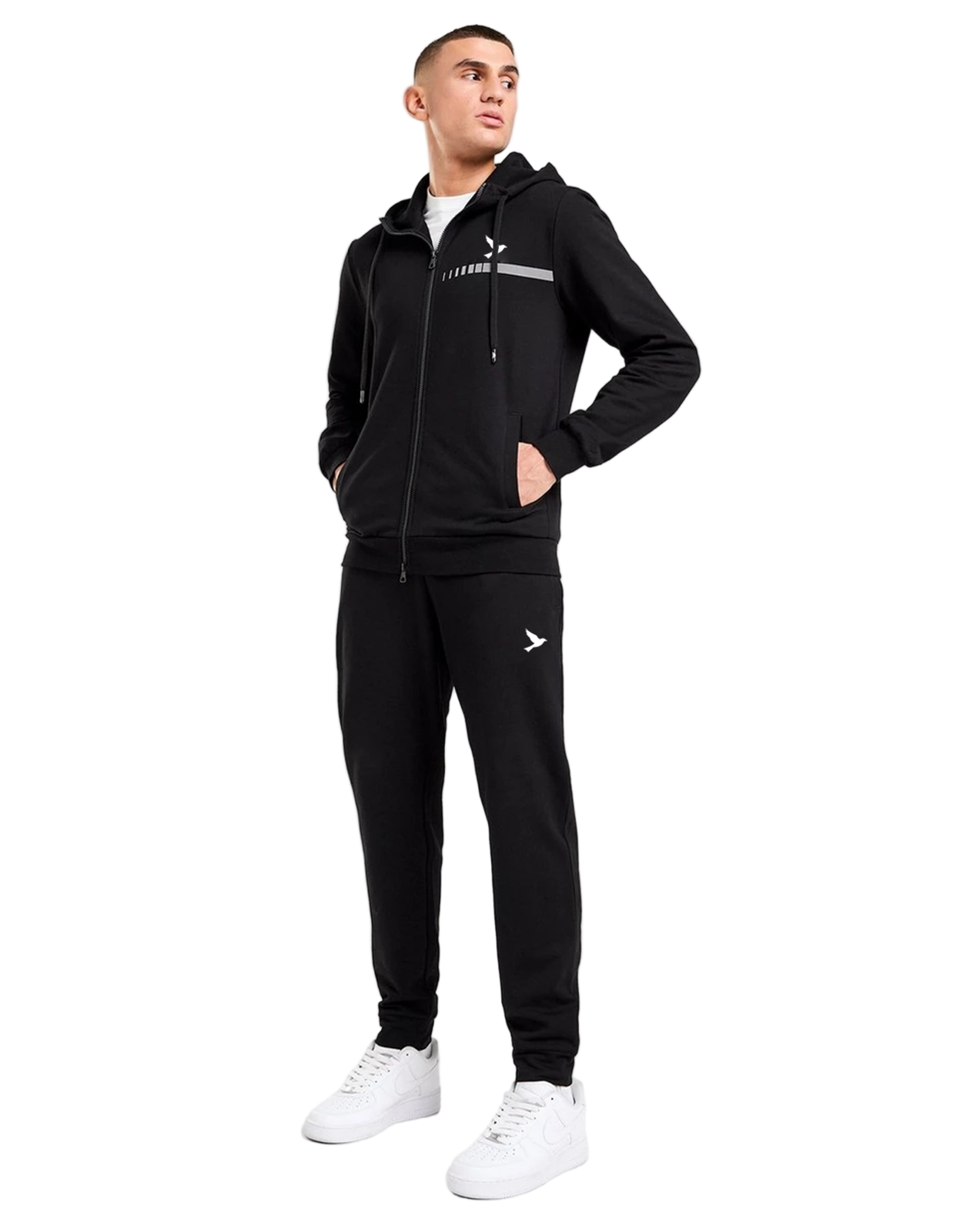 Emporium Armani Reflective Stripe Tracksuit
