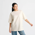 Women's Hood rich Grille Oversized T-Shirt