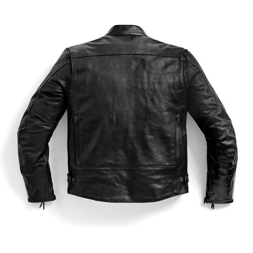 Stripes Leather Jacket