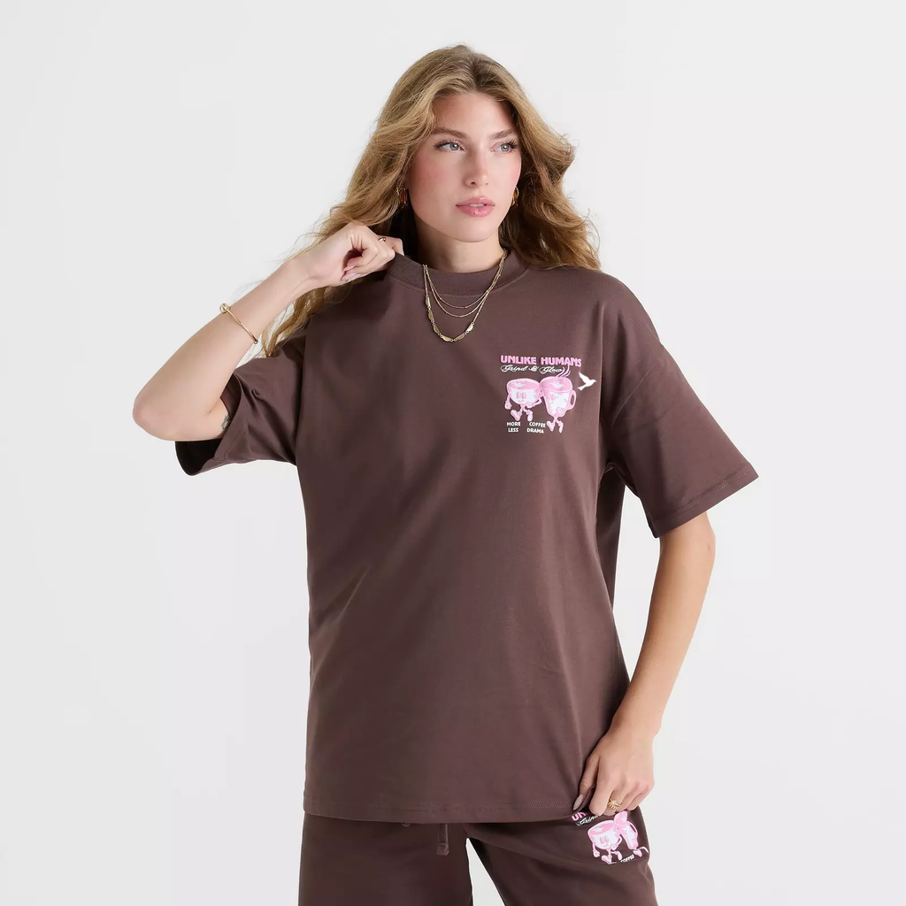 Women's Unlike Humans Coffee Club T-Shirt