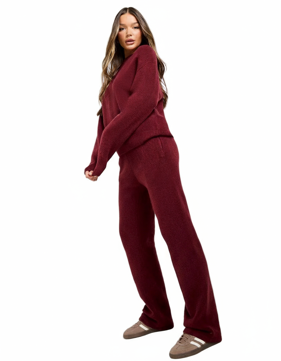 Trefoil Knit Joggers