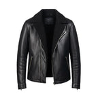 Mens Shearling Bomber Jacket