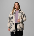 Women's Winter Warmth Printed Full Zip Hoodie jacket