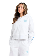 Hoops Crop Full Zip Hoodie