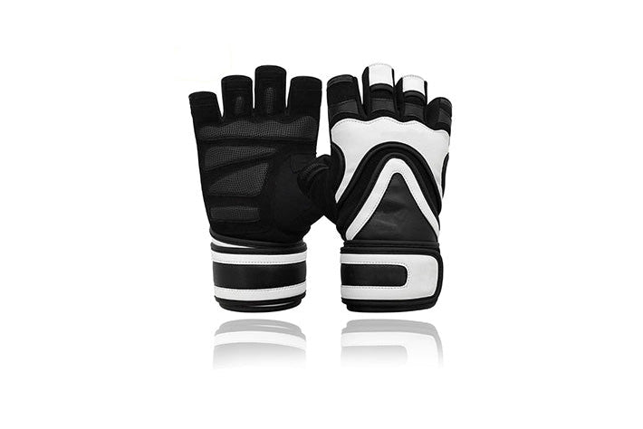 Leather Gloves Half Finger Training Gloves