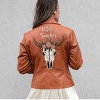 Personalized Bridal Shower Leather Jacket