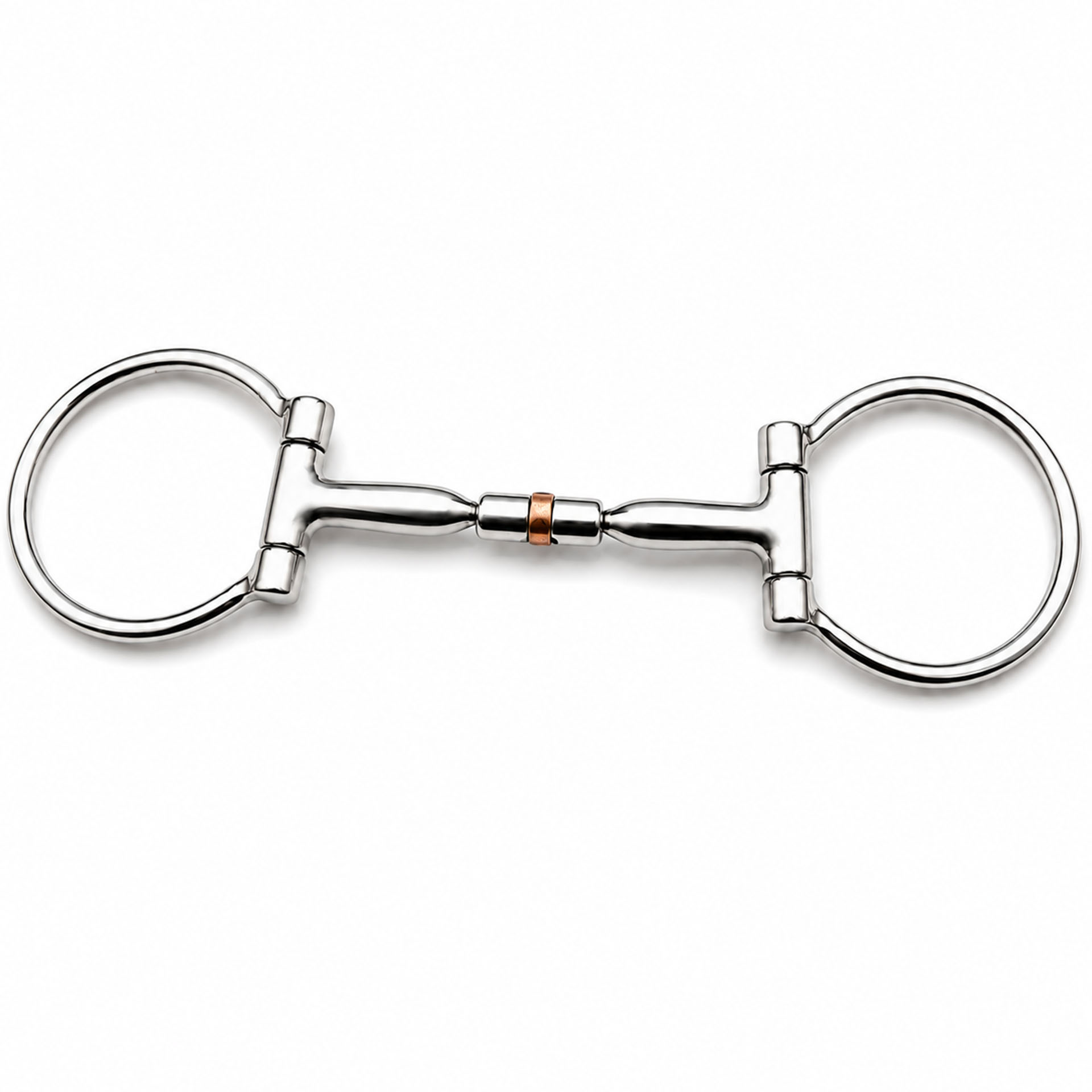 copper roller ring horse bit