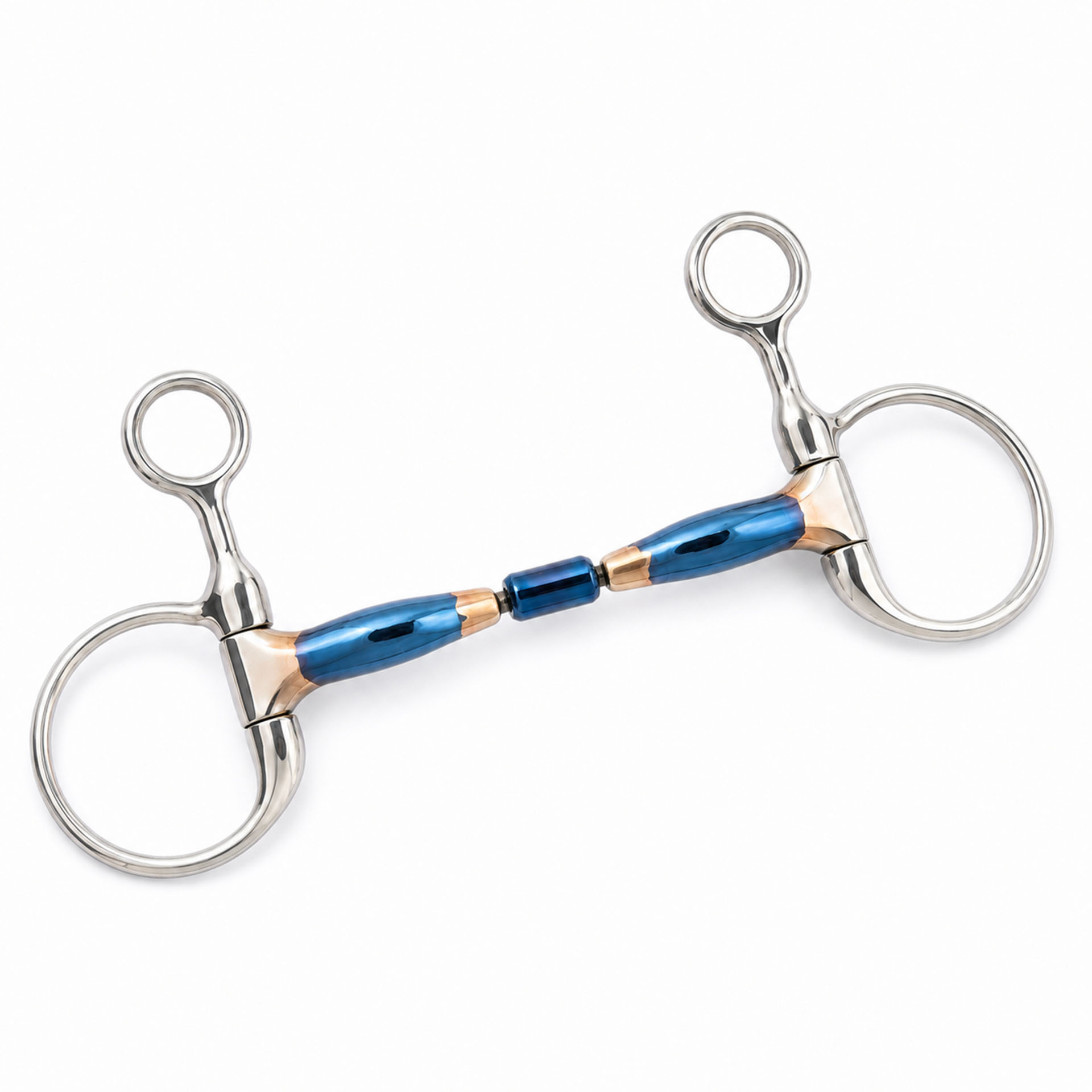 loose ring curved mouth horse bit