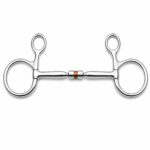 Ported Copper Roller Full Cheek Sweet Iron Snaffle Horse Bit
