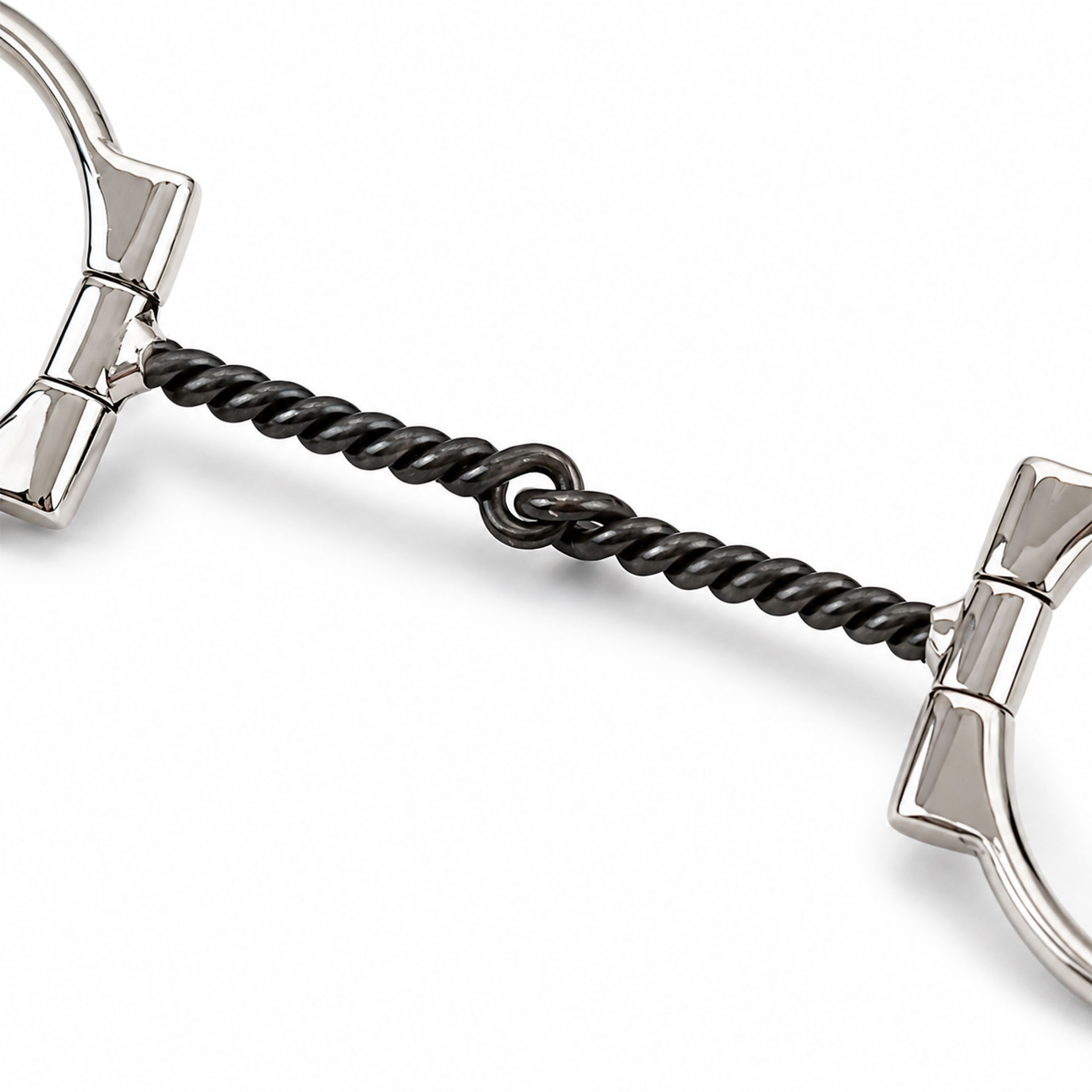 low port d ring sweet iron horse bit