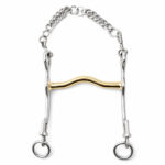 Baucher Low Port Mullen Mouth Horse Bit