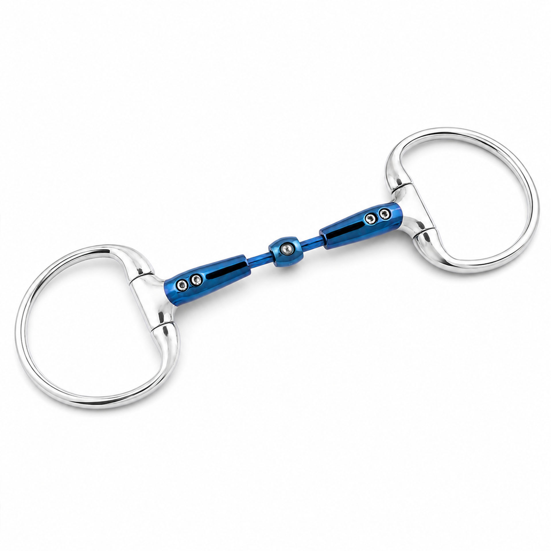 d ring single jointed horse bit