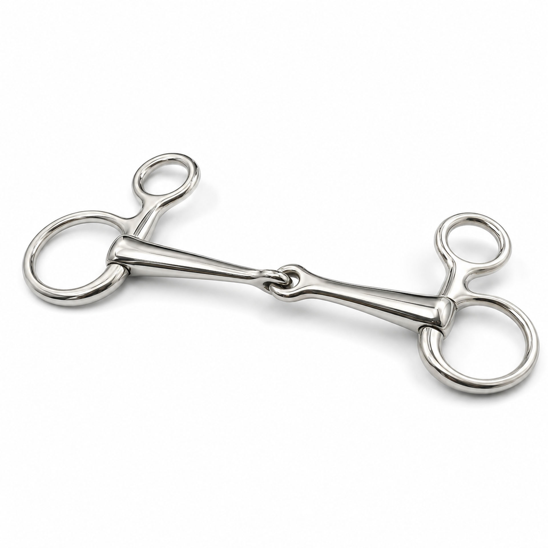 baucher low port mullen mouth horse bit