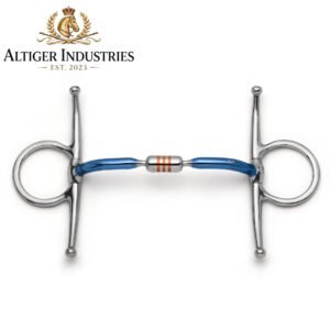 Full Cheek Capsule Sweet Iron Snaffle Horse Bit