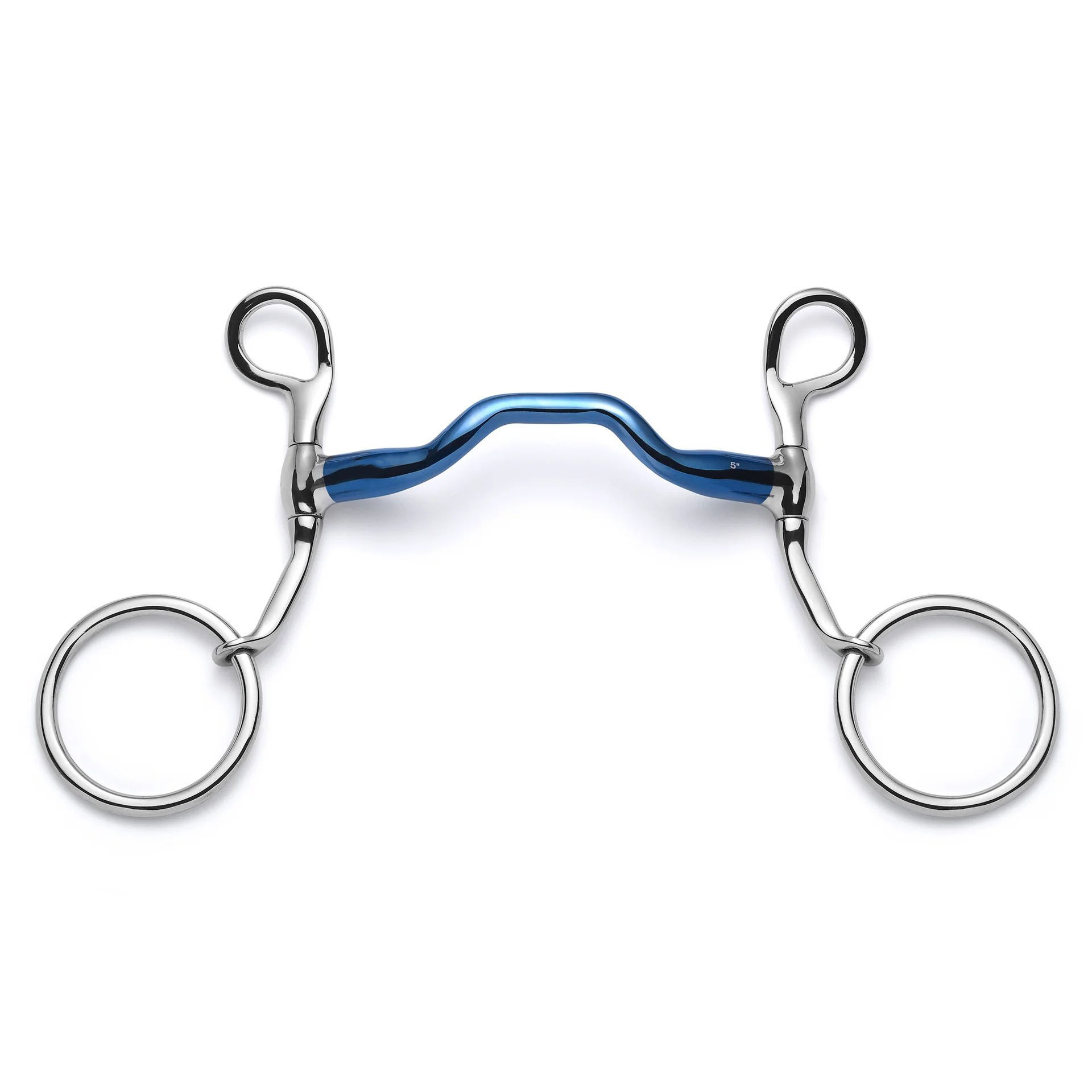 Baucher Low Port Mullen Mouth Horse Bit