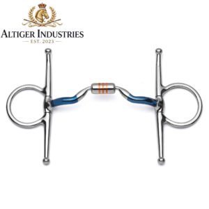 Full Cheek Low Port Capsule Sweet Iron Snaffle Horse Bit