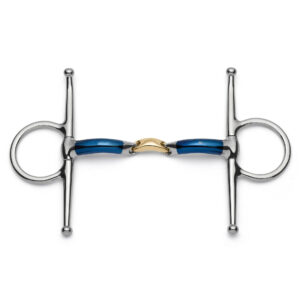 full cheek lozenge sweet iron snaffle horse bit
