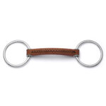 Loose Ring Soft Leather Snaffle Horse Bit