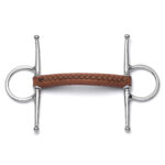 Leather Covered Full Cheek Mullen Horse Bit