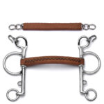 Pelham Soft Leather Curb Horse Bit