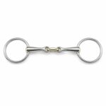 Copper Roller Loose Ring Training Snaffle Horse Bit
