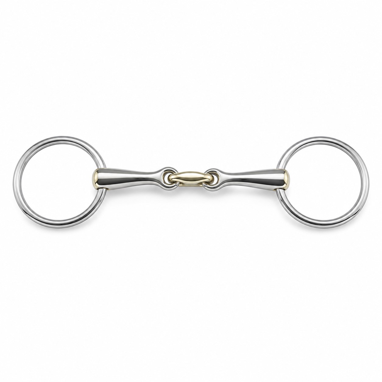 copper roller loose ring training snaffle horse bit