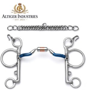 Pelham Low Port Capsule Sweet Iron Curb Horse Bit