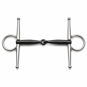 full cheek copper roller snaffle bit