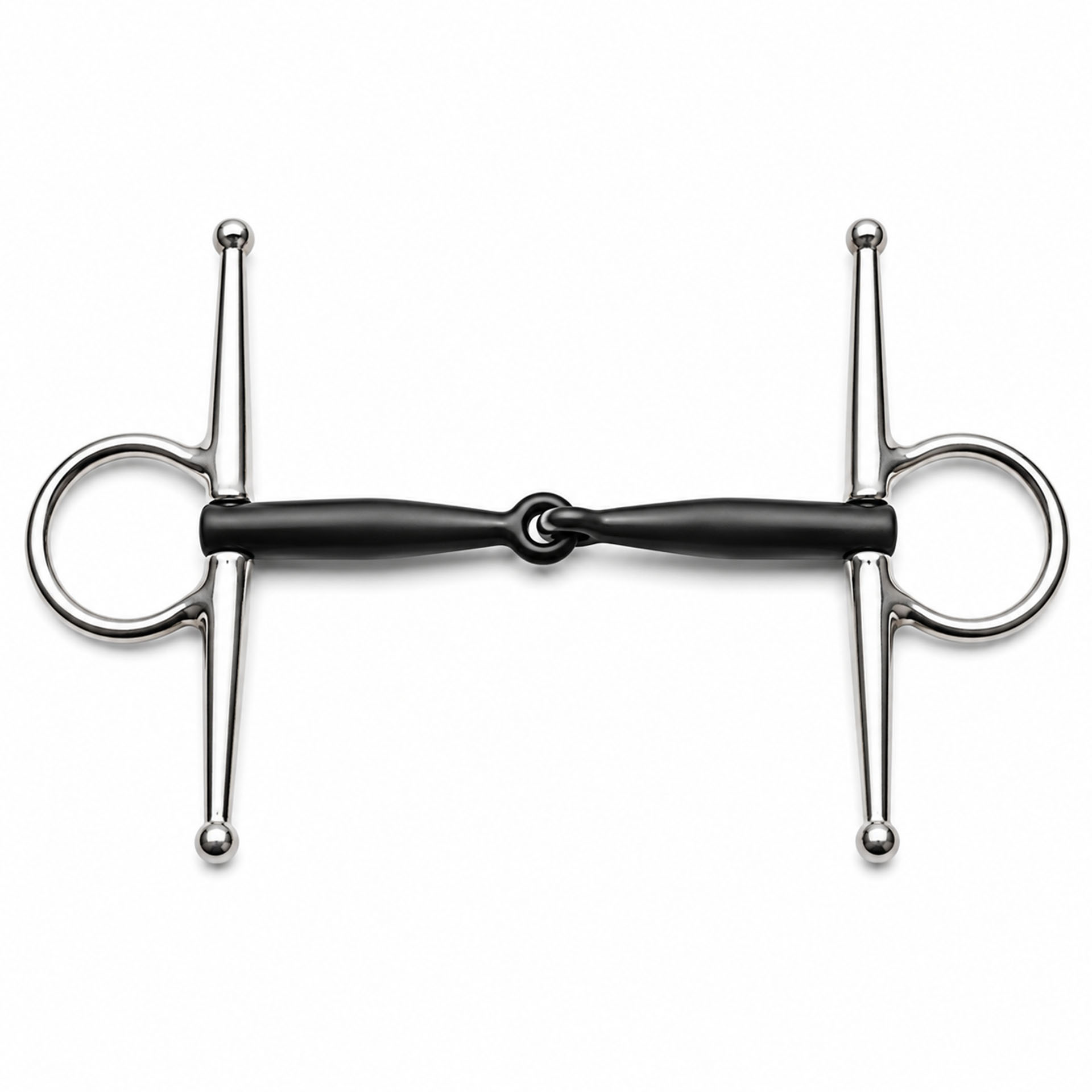 full cheek copper roller snaffle bit