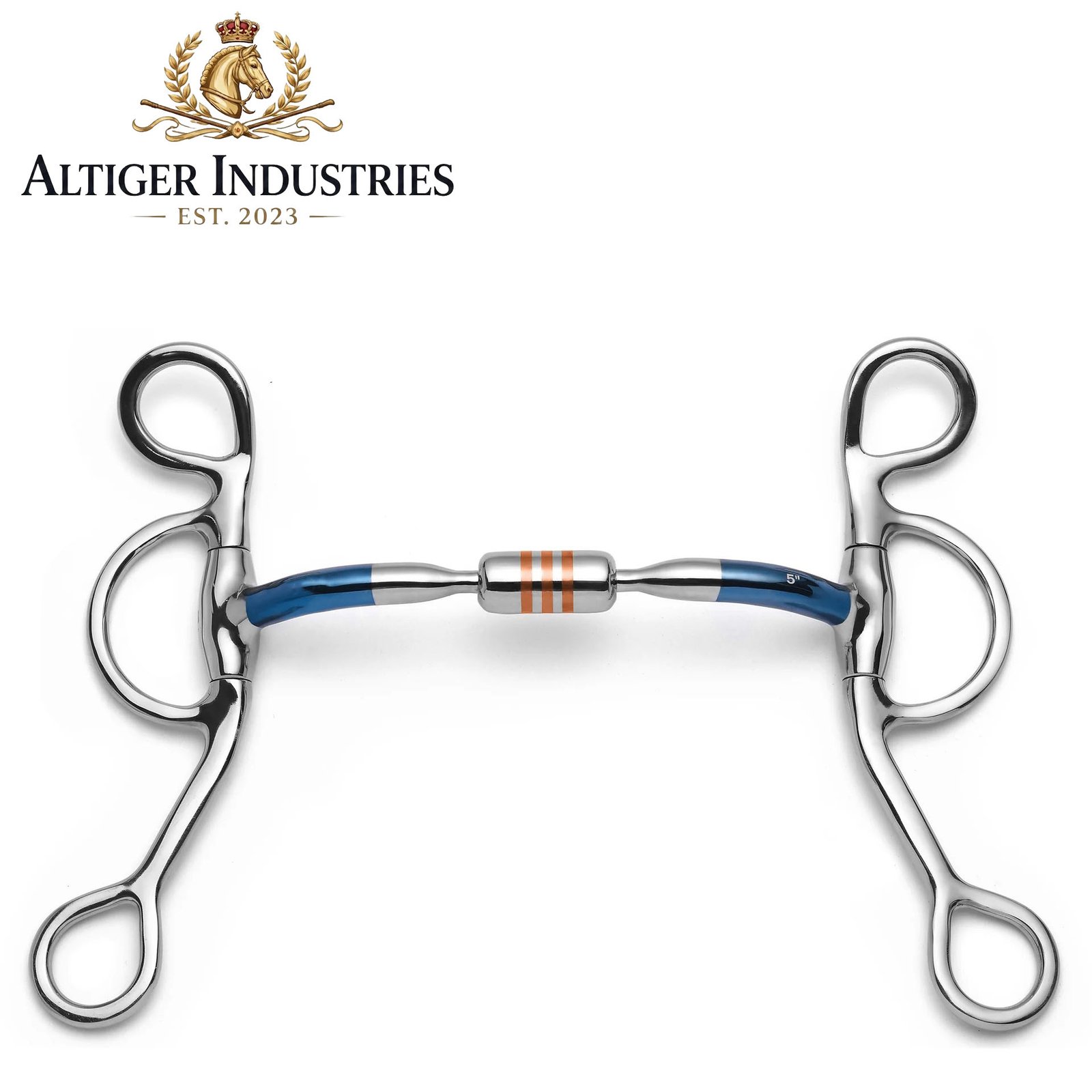 Argentine Capsule Sweet Iron Curb Horse Bit