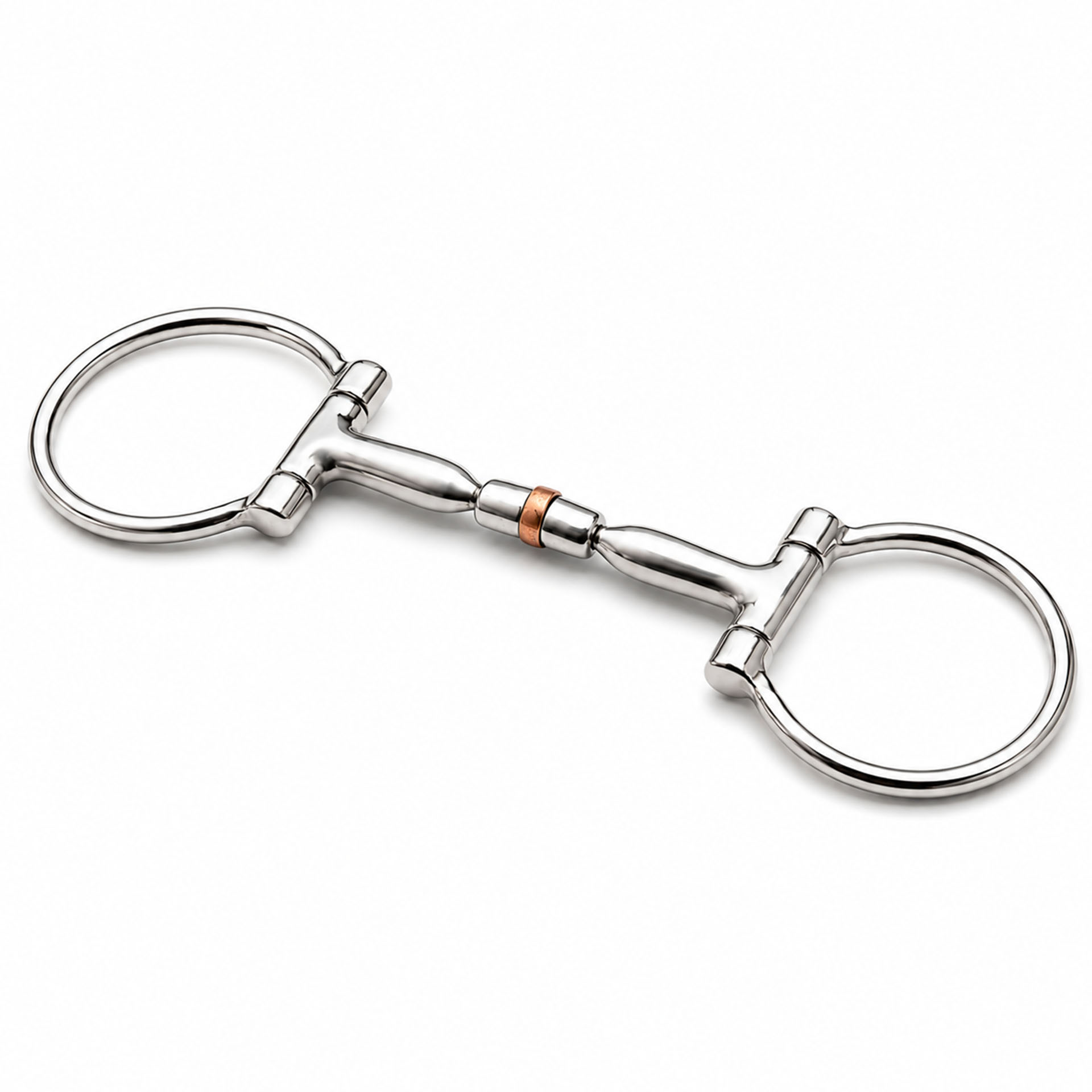 copper roller ring horse bit