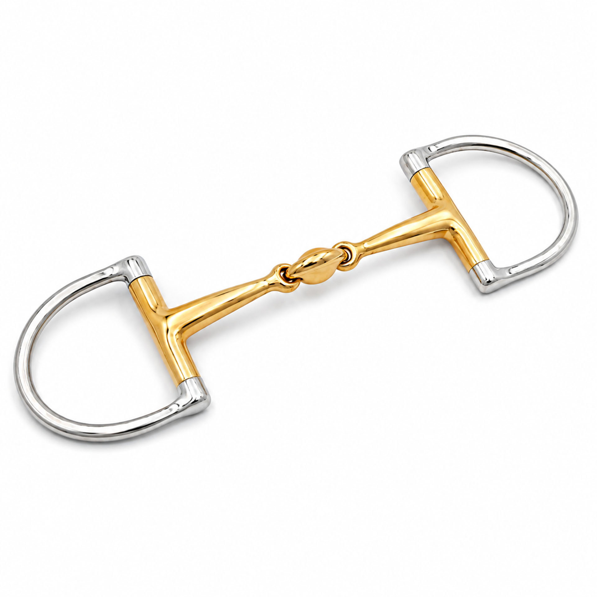 gold lozenge full cheek horse bit