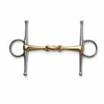 Premium Gold Lozenge Full Cheek Horse Bit