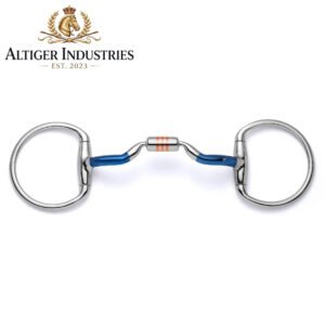 Eggbutt Low Port Capsule Sweet Iron Snaffle Horse Bit