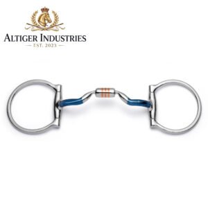 D-Ring Low Port Capsule Sweet Iron Snaffle Horse Bit